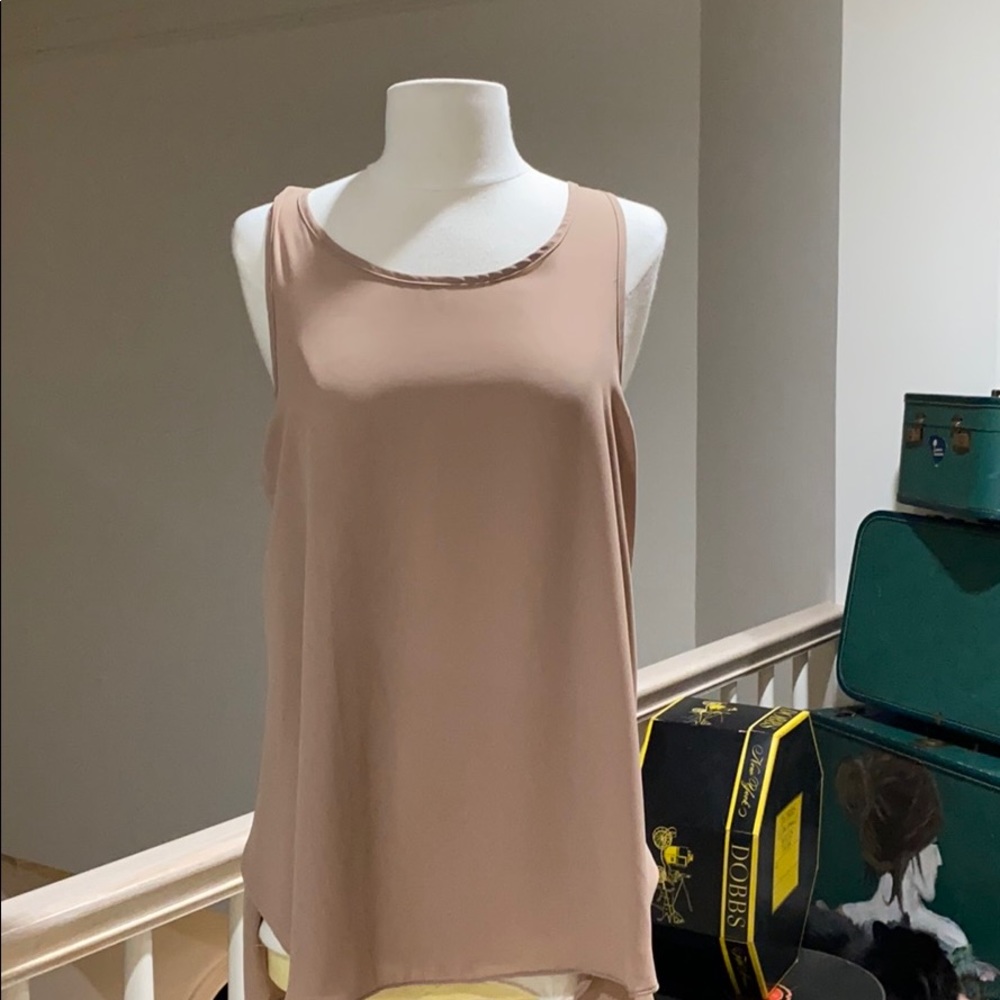 Tan layer top